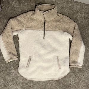 Abercrombie and Fitch Soft AF Sherpa Pull Over Sweatshirt